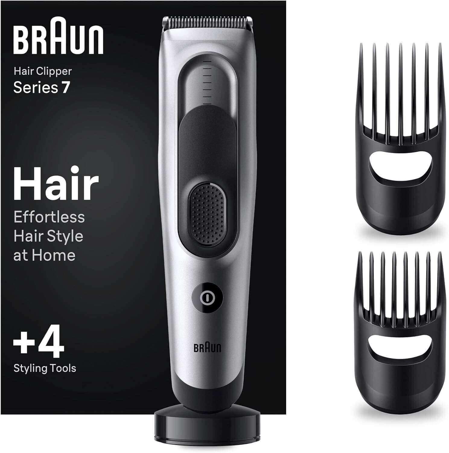 Braun HC5090 Hair Trimmer, Ultimate Hair Cutting with Brown in 17 Lengths