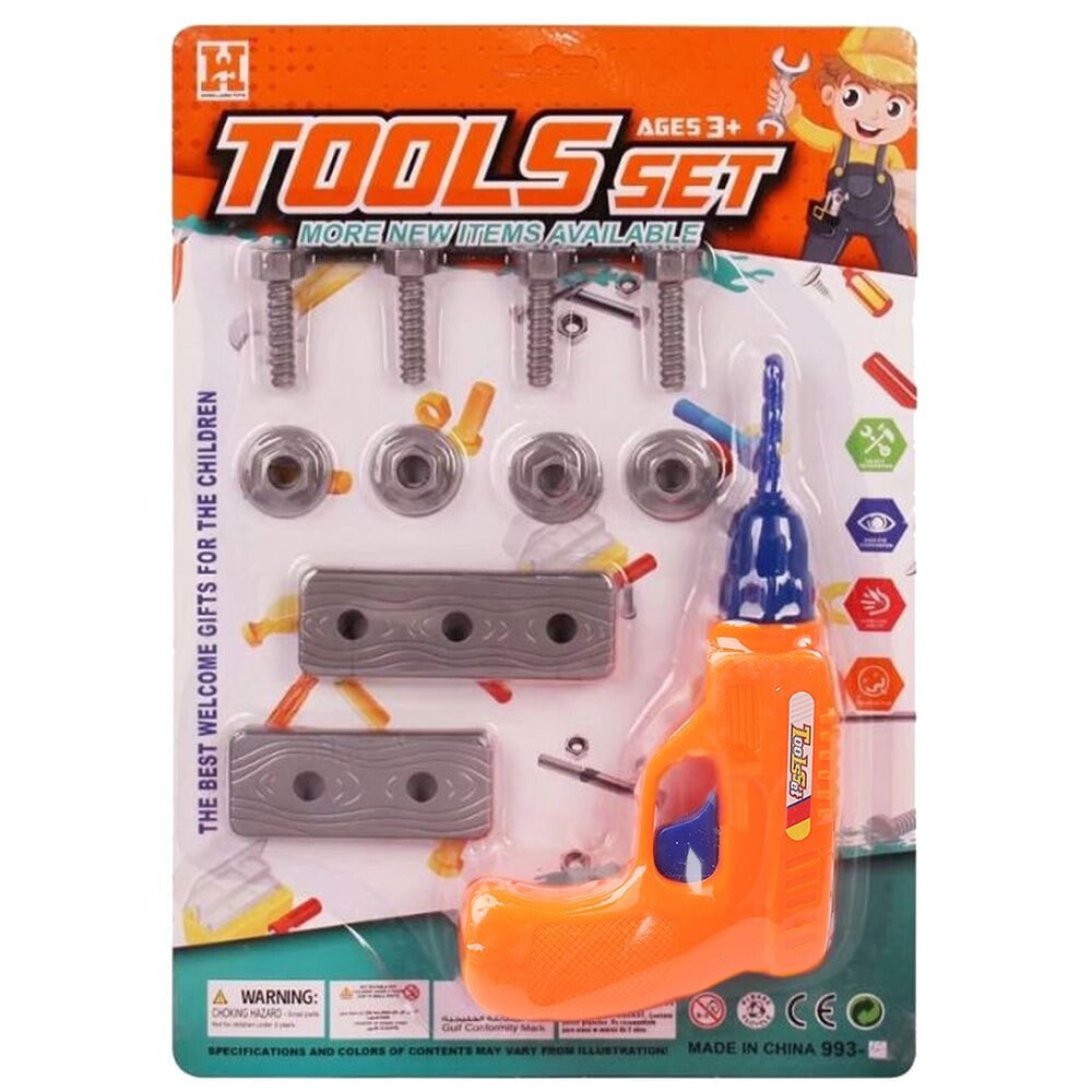 ATOSA 21.5X31X3.5 Cm 2 Assorted Toy Drill