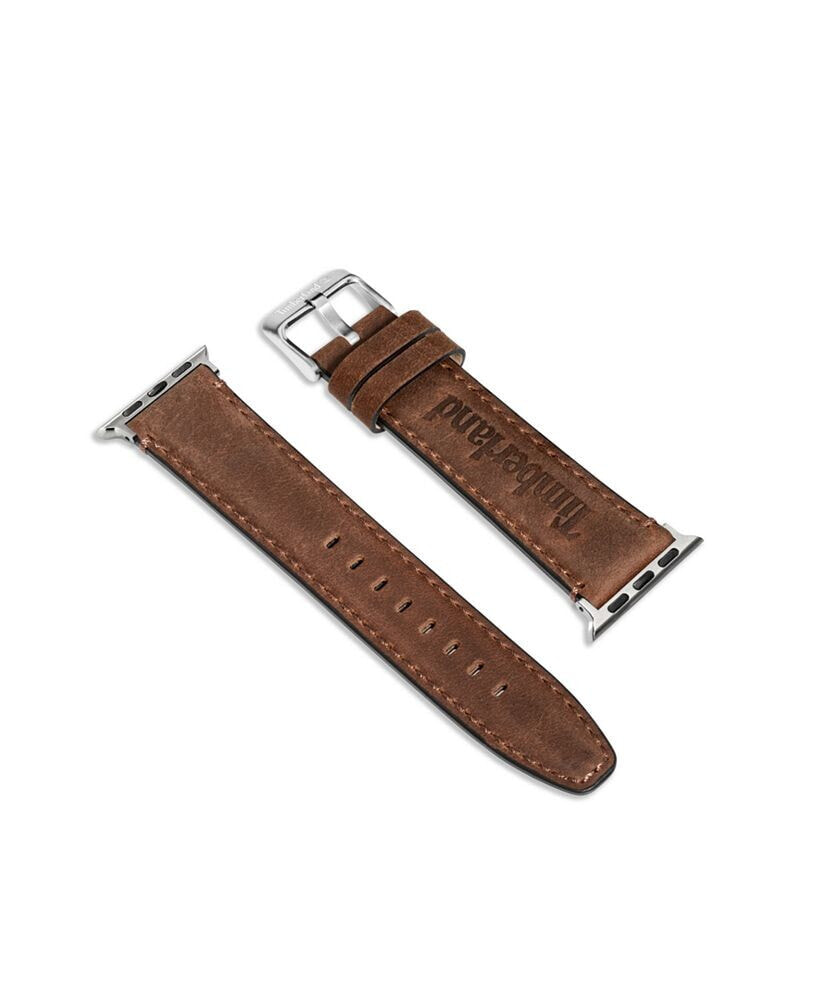 Timberland unisex Barnesbrook Brown Genuine Leather Universal Smart Watch Strap 22mm