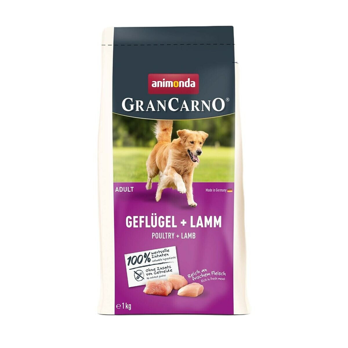 Fodder Animonda GranCarno Poultry with lamb Birds 1 kg