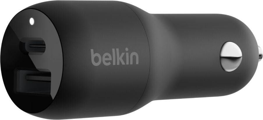 Ładowarka Belkin Dual Car Charger 1x USB-A 1x USB-C (CCB004BTBK)