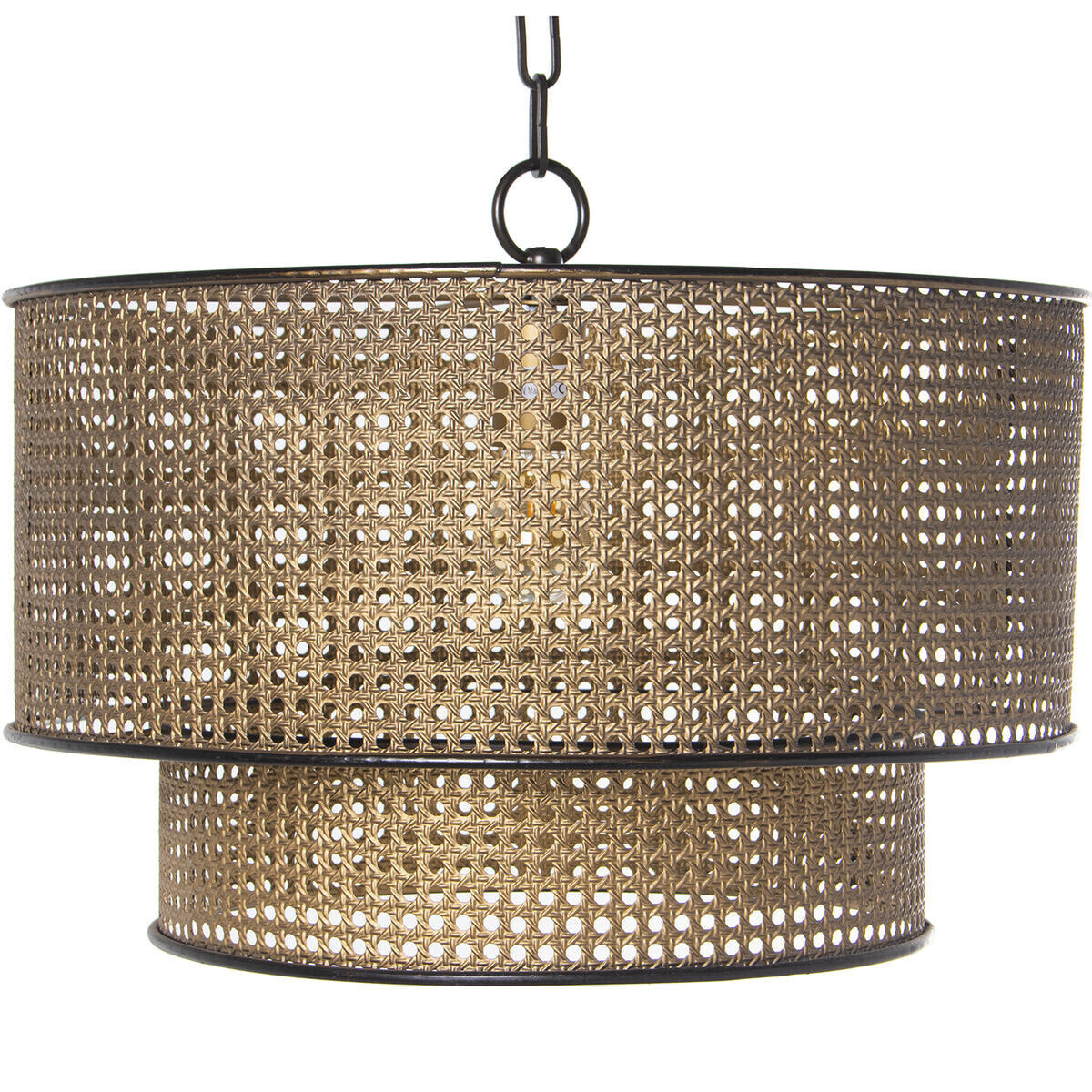 Ceiling Light Alexandra House Living Gold Golden Metal 60 W 50 x 30 x 50 cm