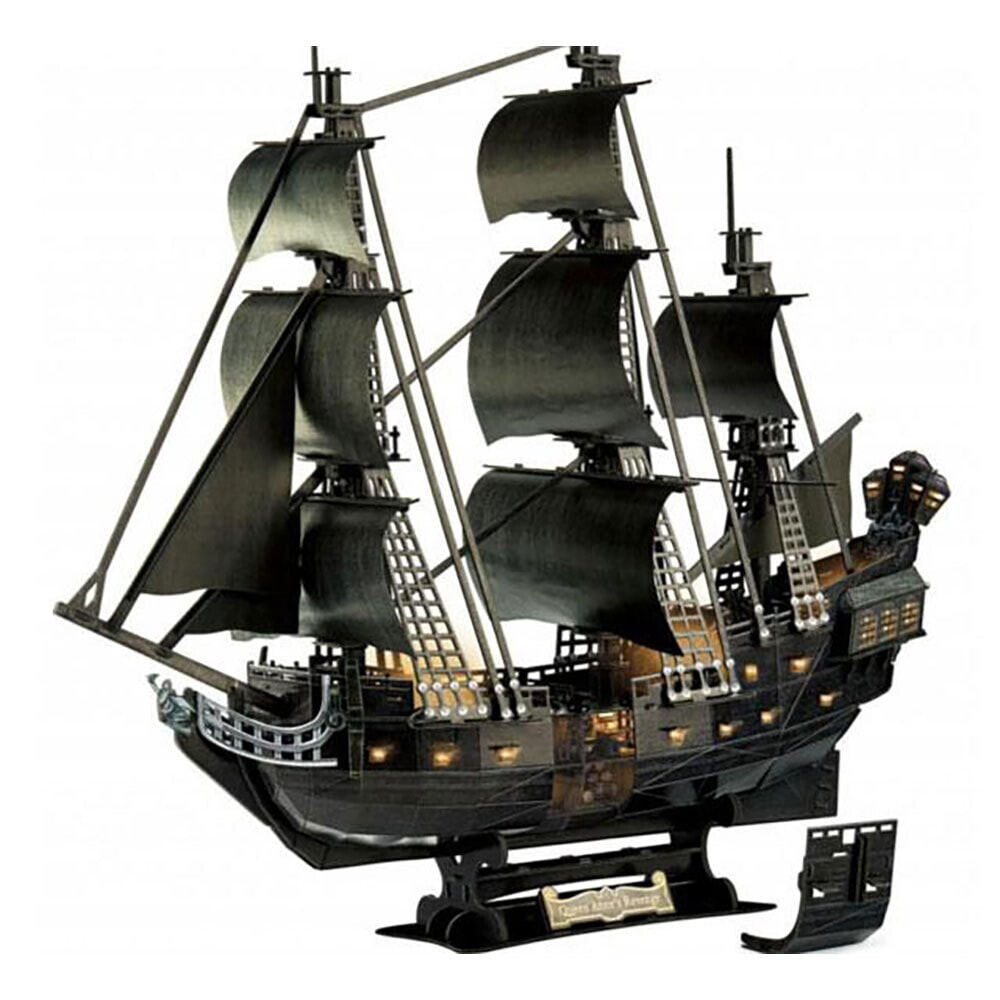 REVELL Pirates Of The Caribbean: Dead Men Tell No Tales 3D Puzzle Black Pearl Led Edition