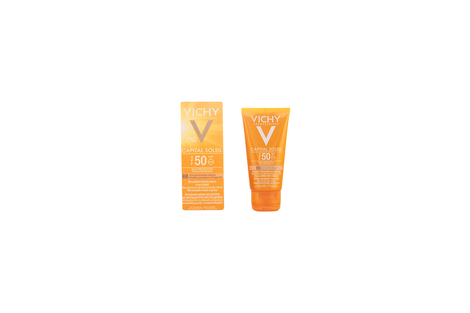 Vichy Capital Soleil BB Cream  SPF50 Солнцезащитный тонирующий крем для лица 50 мл