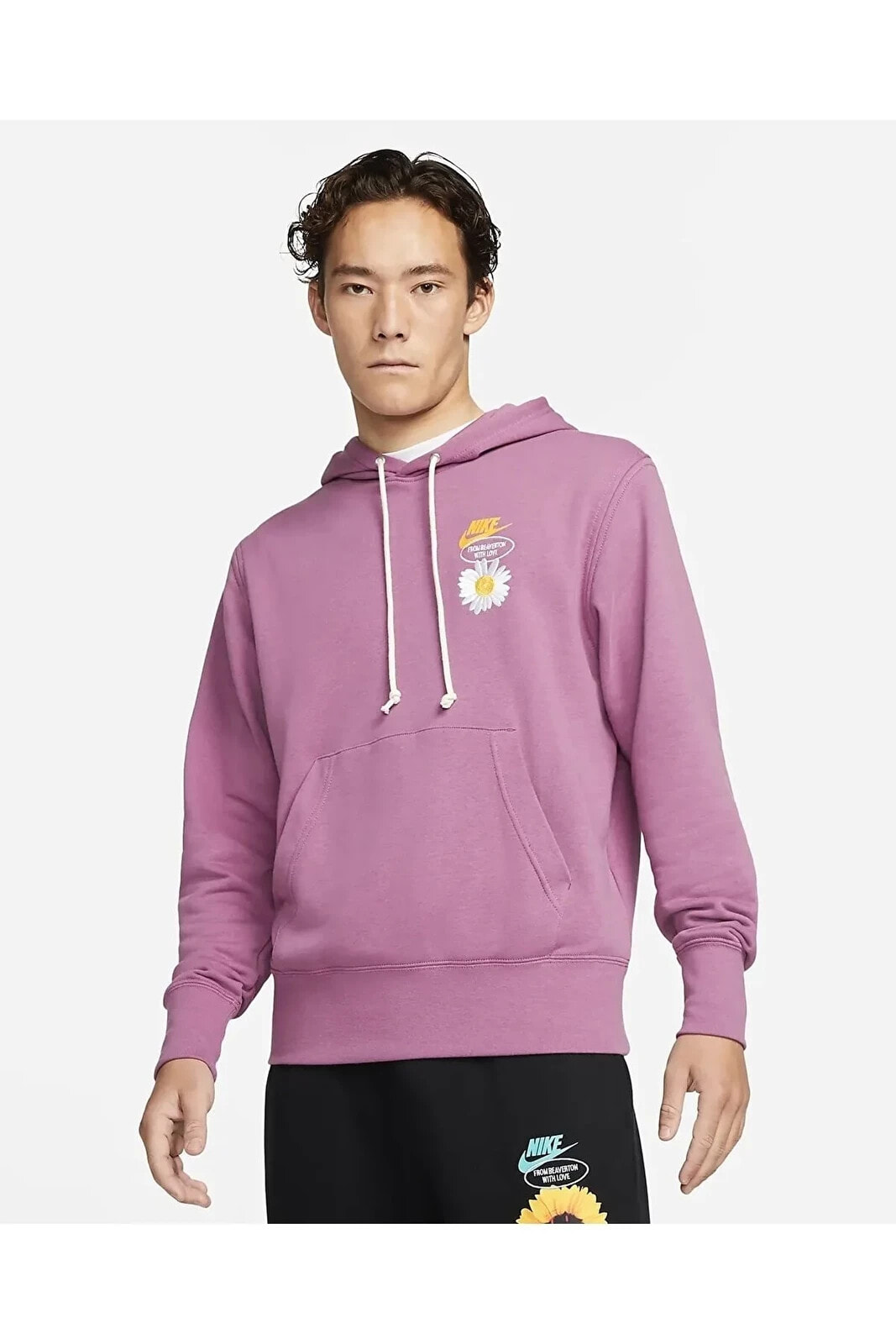 Sportswear Fransız Havlu Kumaşı Erkek Kapüşonlu Sweatshirt