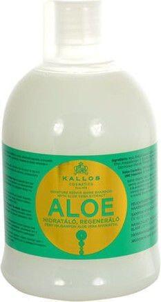 Kallos Aloe Vera Moisture Repair Shine Shampoo Увлажняющий, восстанавливающий и придающий блеск шампунь с алоэ вера 1000 мл