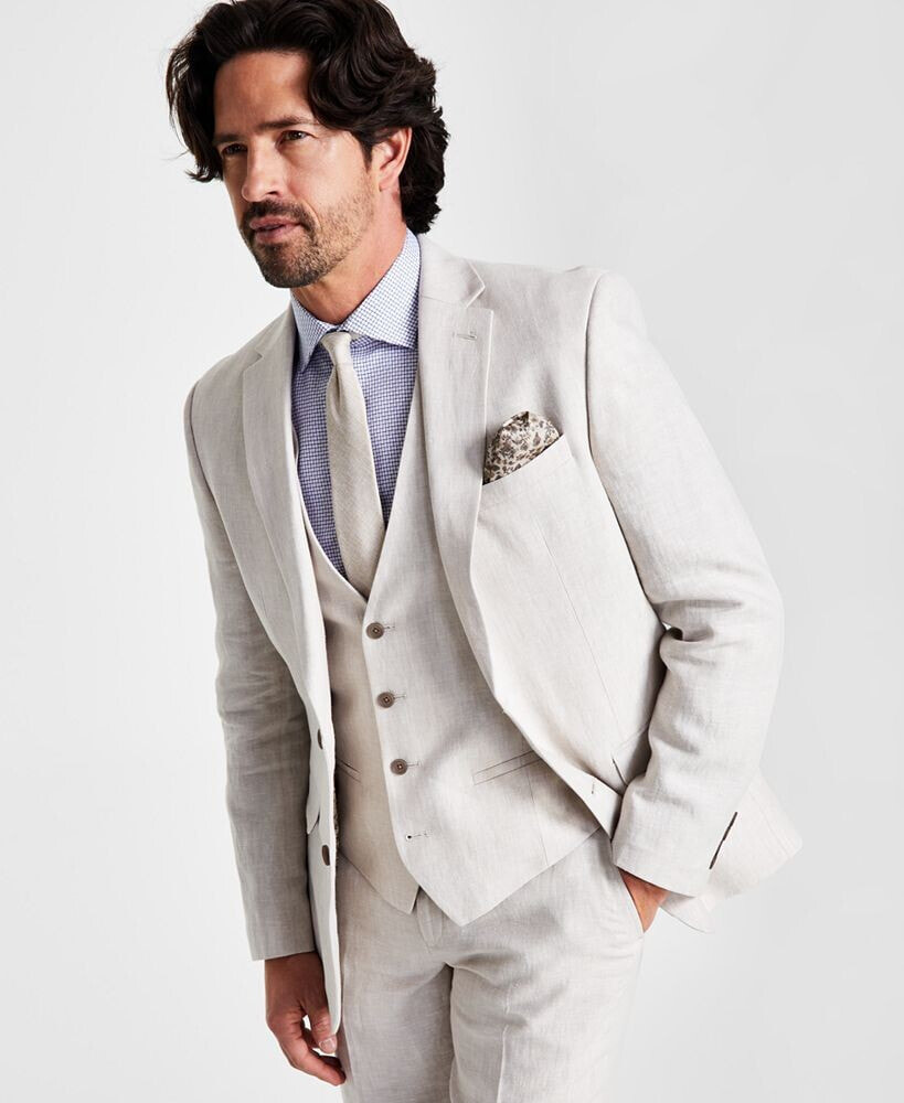 Bar III men's Slim-Fit Linen Suit Jackets, Created for Macy's