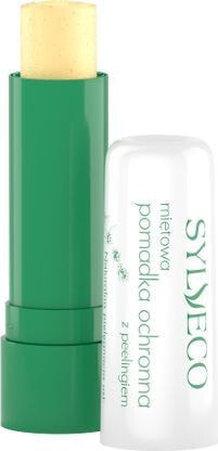 Sylveco Mint Moisturizing & Peeling Lipstick Увлажняющая и отшелушивающая губная помада 4,6 г