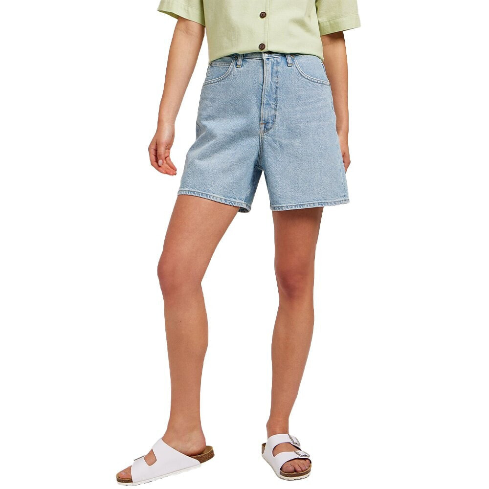 LEE Stella Wide Leg Fit Denim Shorts