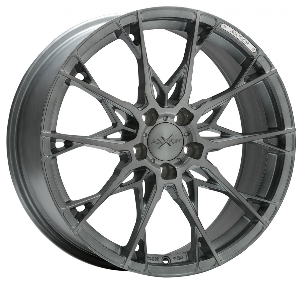 Колесный диск литой Axxion X1 smoke brushed aluminiumsilber 8.5x19 ET35 - LK5/112 ML72.6