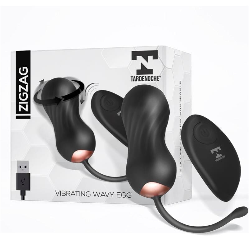 Zigzag Vibrating and Zigzagging Egg with Remote Control