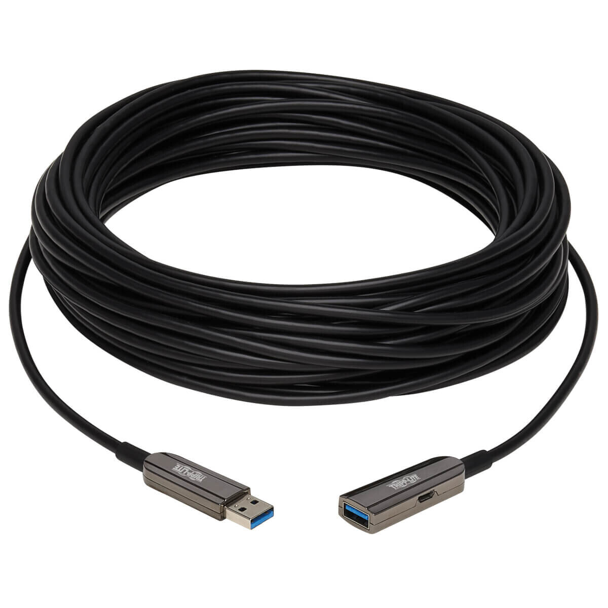Tripp Lite U330F-20M-G1 USB кабель USB 3.2 Gen 1 (3.1 Gen 1) USB A Черный, Серый