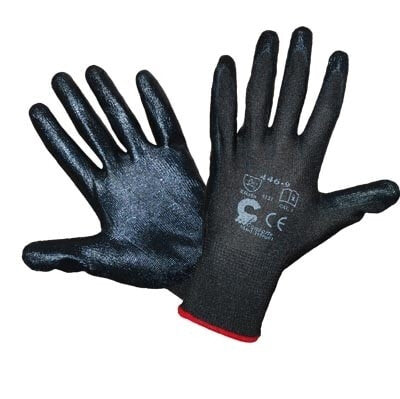 Bird Black work gloves black size 11 (R446CZ11)