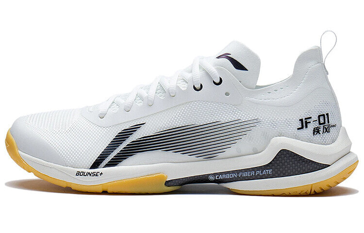 LINING Sprint Pro Badminton Shoes Unisex Low-Top Standard White/Black