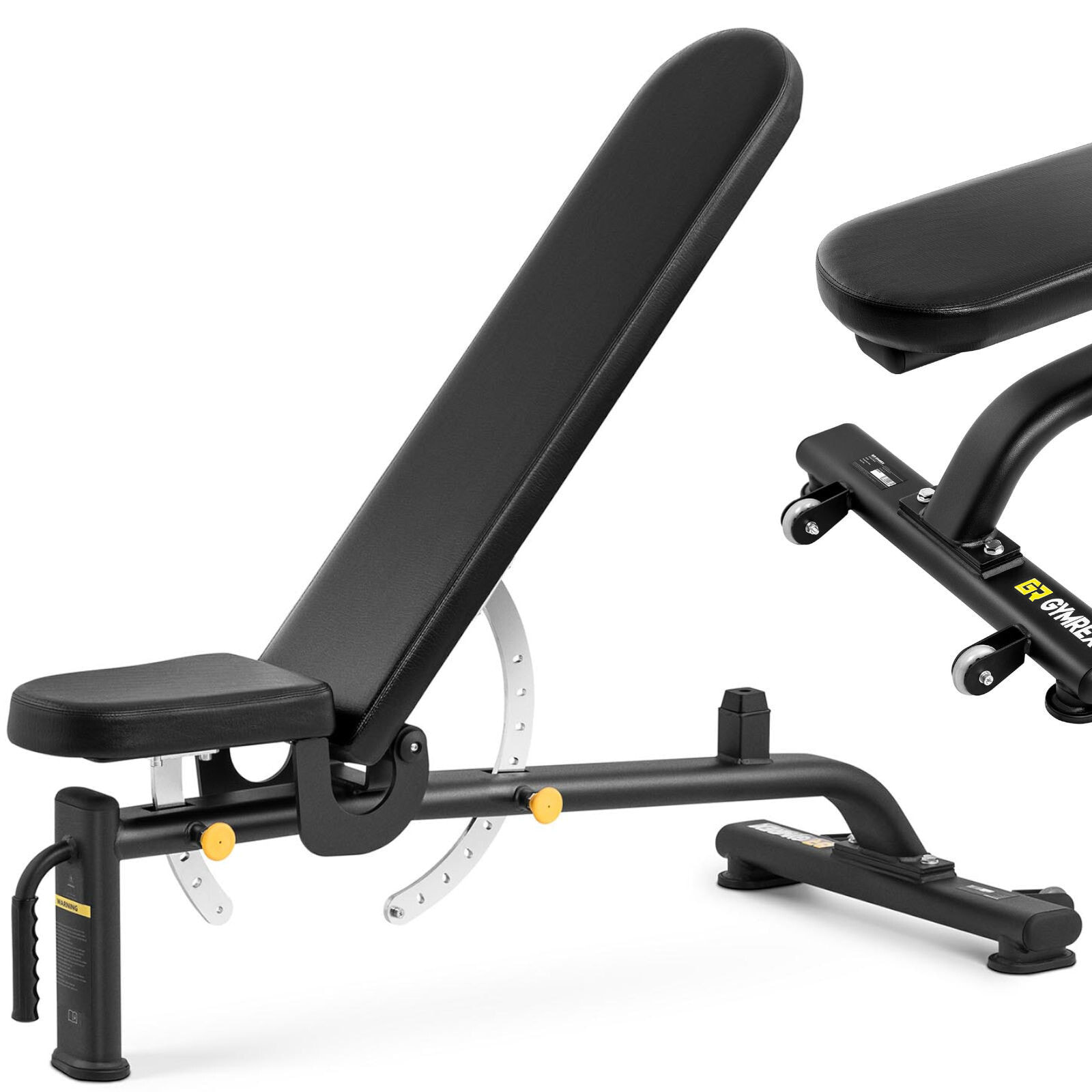 Exercise bench for exercises, adjustable, foldable 9 levels up to 135 kg