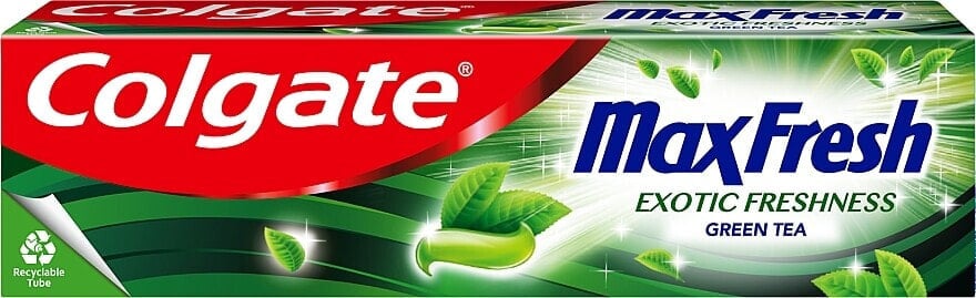 Zahnpasta mit kühlenden Kristallen und grünem Tee - Colgate Max Fresh Green Tea