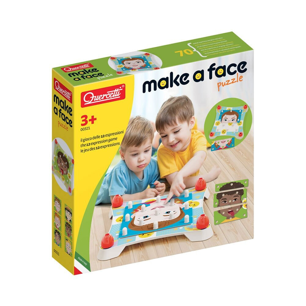 QUERCETTI Make A Face 12 Expressions Game Puzzle