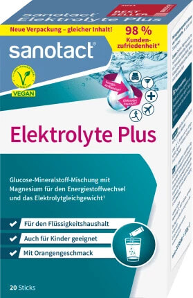 Elektrolyte Plus Sticks 20 St, 120 g