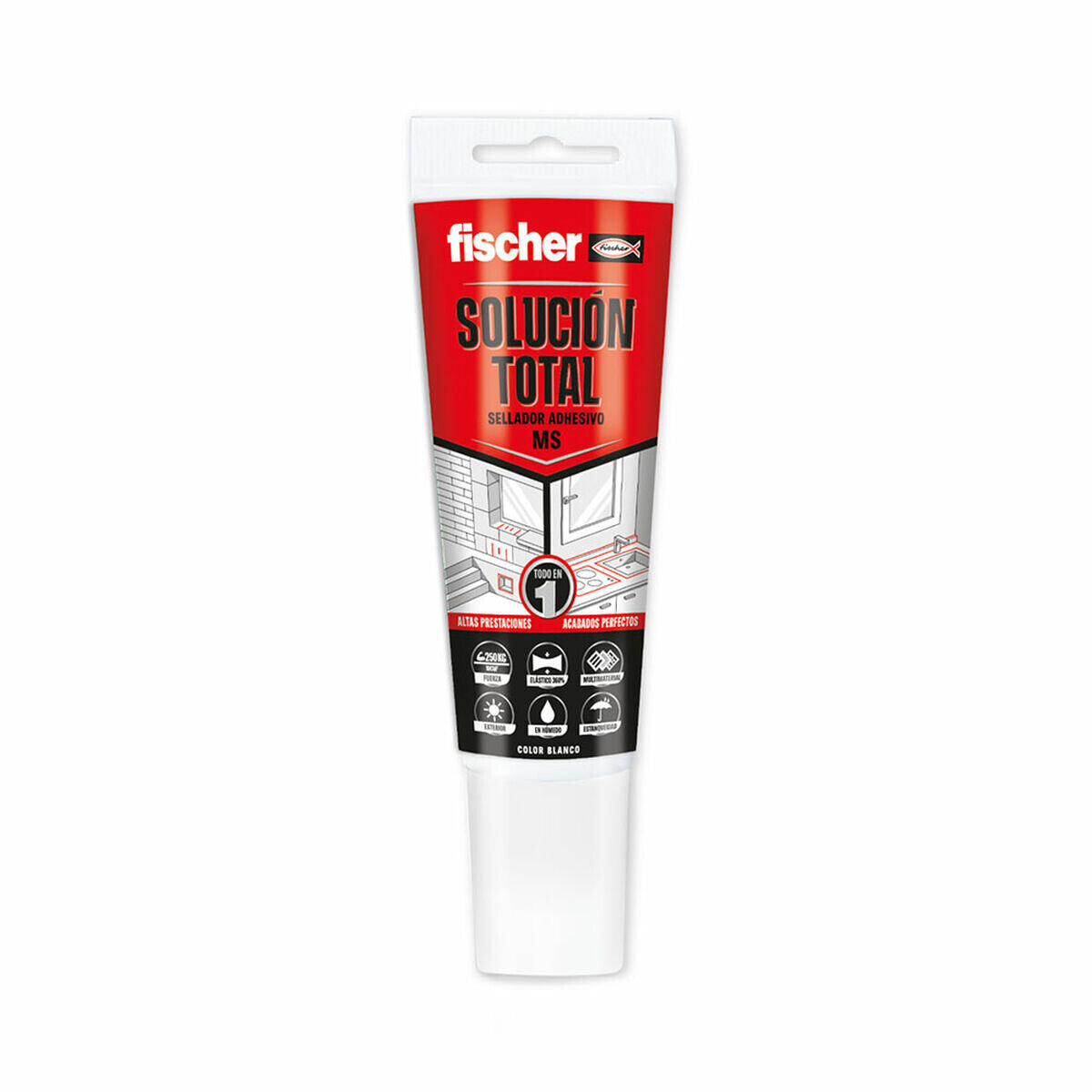 Sealer/Adhesive Fischer MS Total White 80 ml