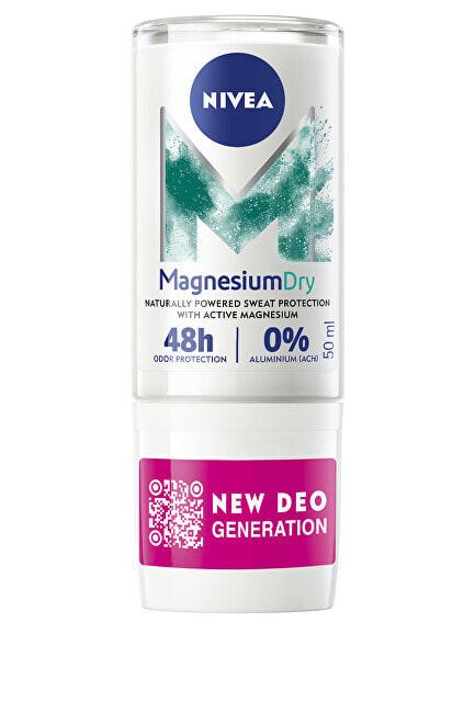 Nivea Magnesium Dry Roll-On Deodorant Освежающий шариковый дезодорант 50 мл