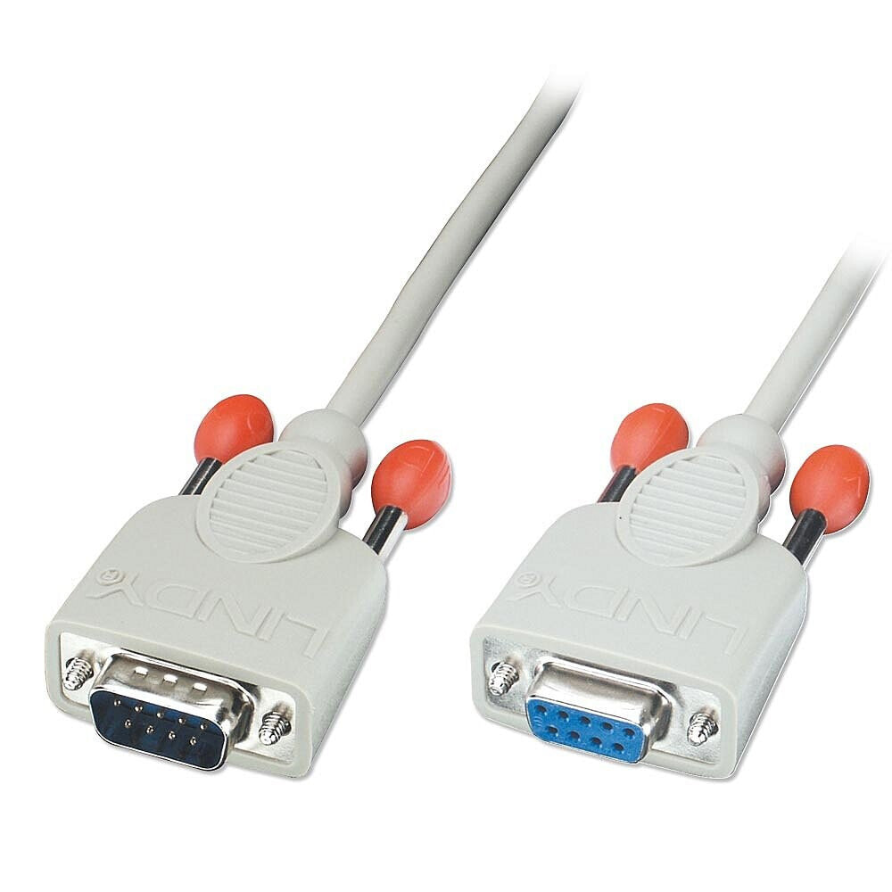 Lindy Serial Cable (9DM/9DF), 3m кабель последовательной связи Серый 31520