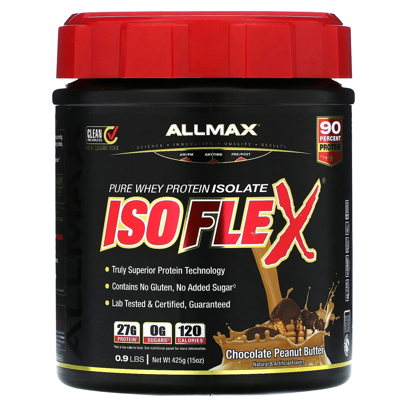 ALLMAX, Isoflex, 100% Pure Whey Protein Isolate, Vanilla, 5 lbs (2.27 kg)