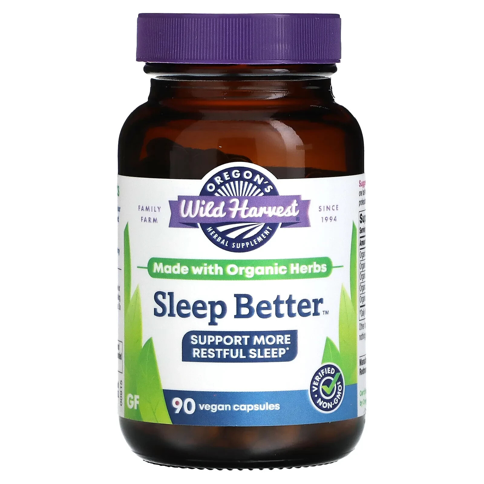 Organic Sleep Better, 90 Vegan Capsules