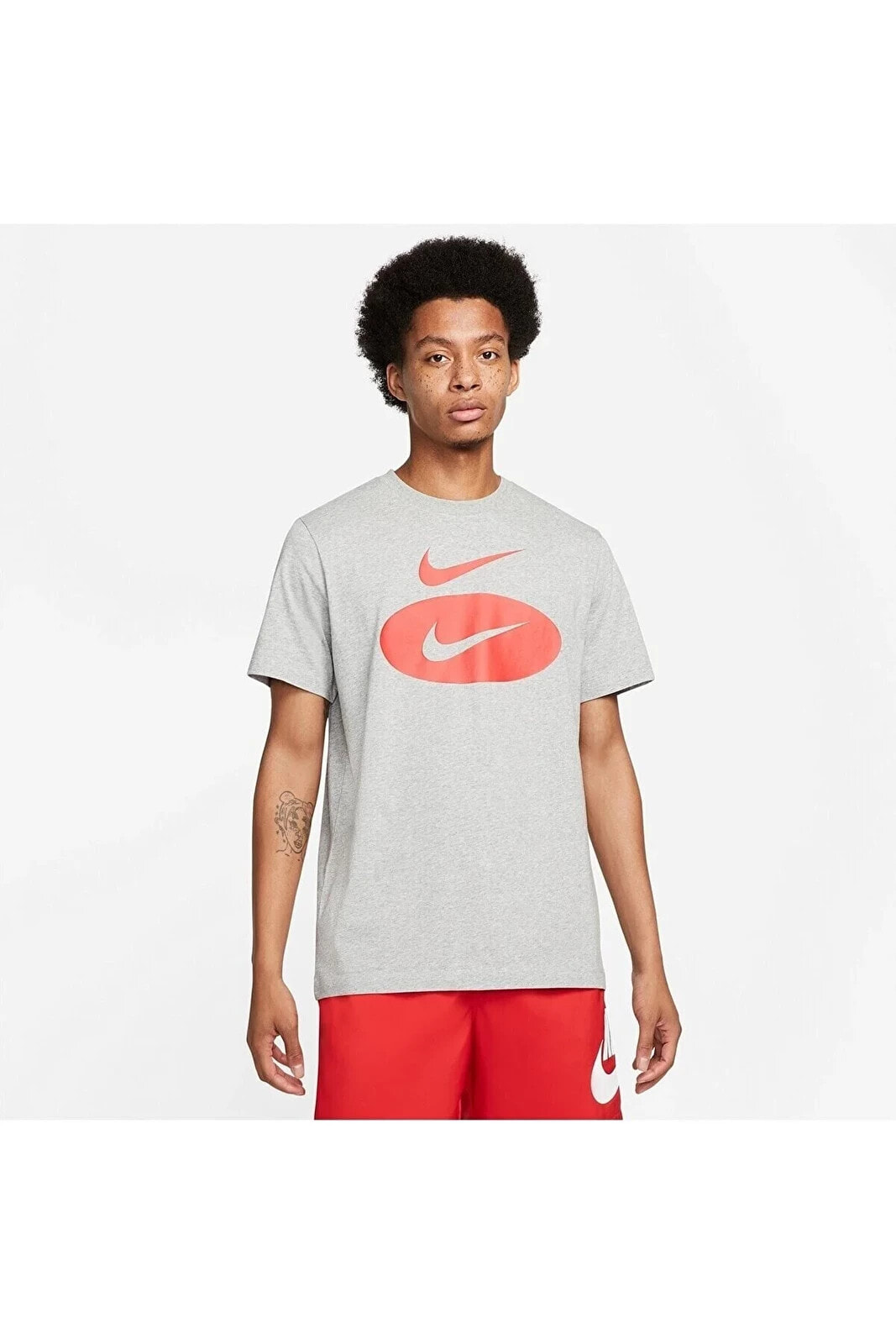 Sportswear Swoosh T-Shirt Erkek Pamuklu Tişört