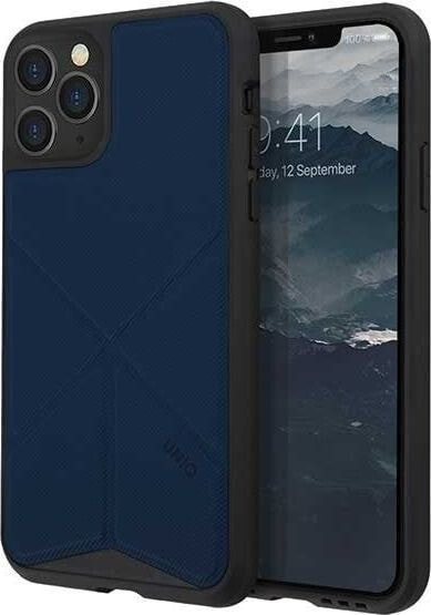 чехол силиконовый синий iPhone 11 Pro Uniq