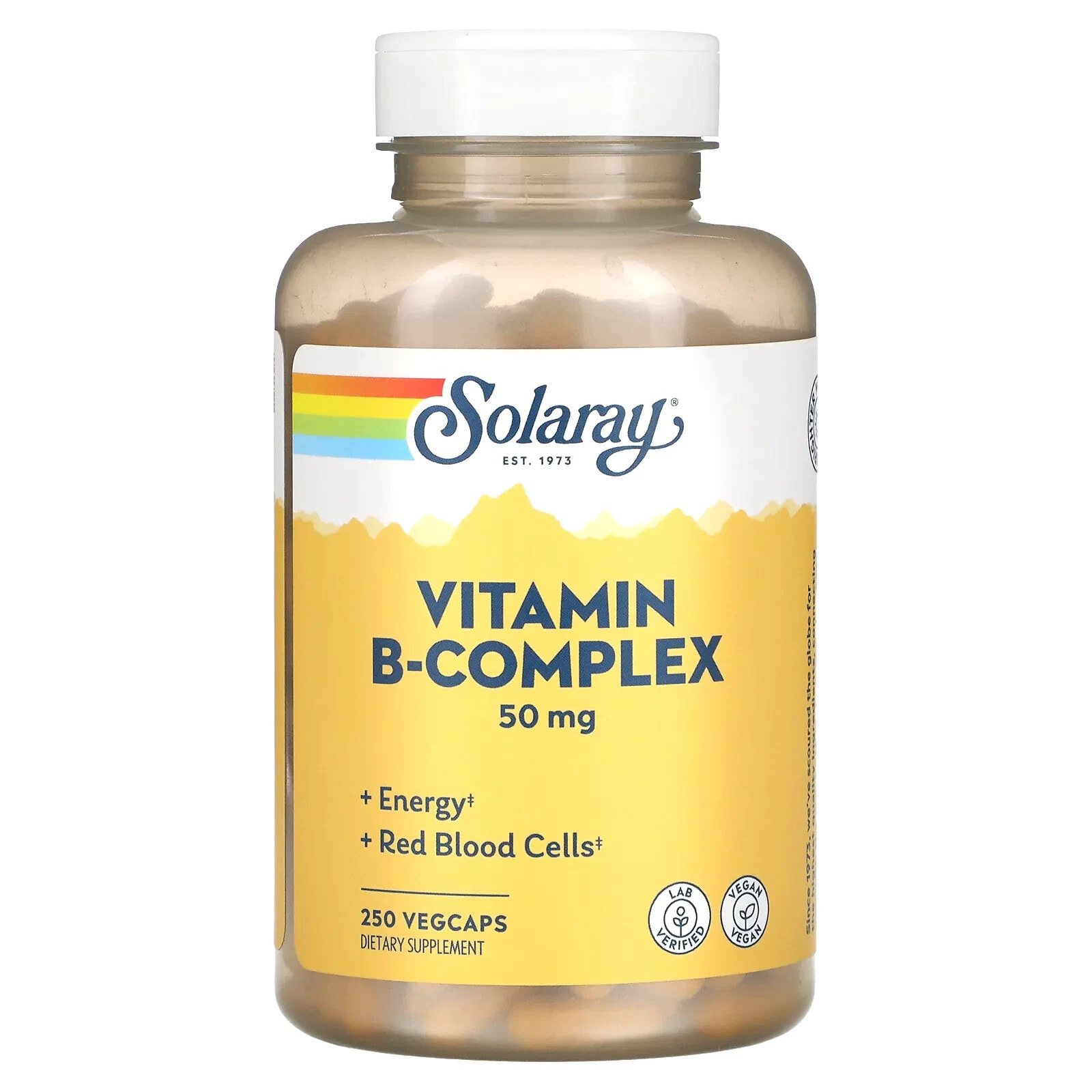 Vitamin B-Complex, 50 mg, 50 VegCaps