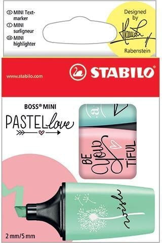 Stabilo Highlighter Boss Mini Pastellove 3 colors (283285)