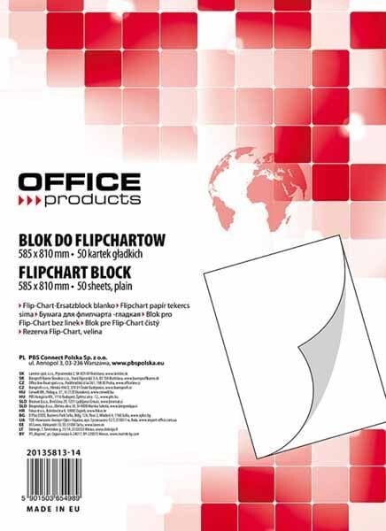 Office Products Block for Flipchar 58.5 x 81cm, 50 sheets (20135813-14)