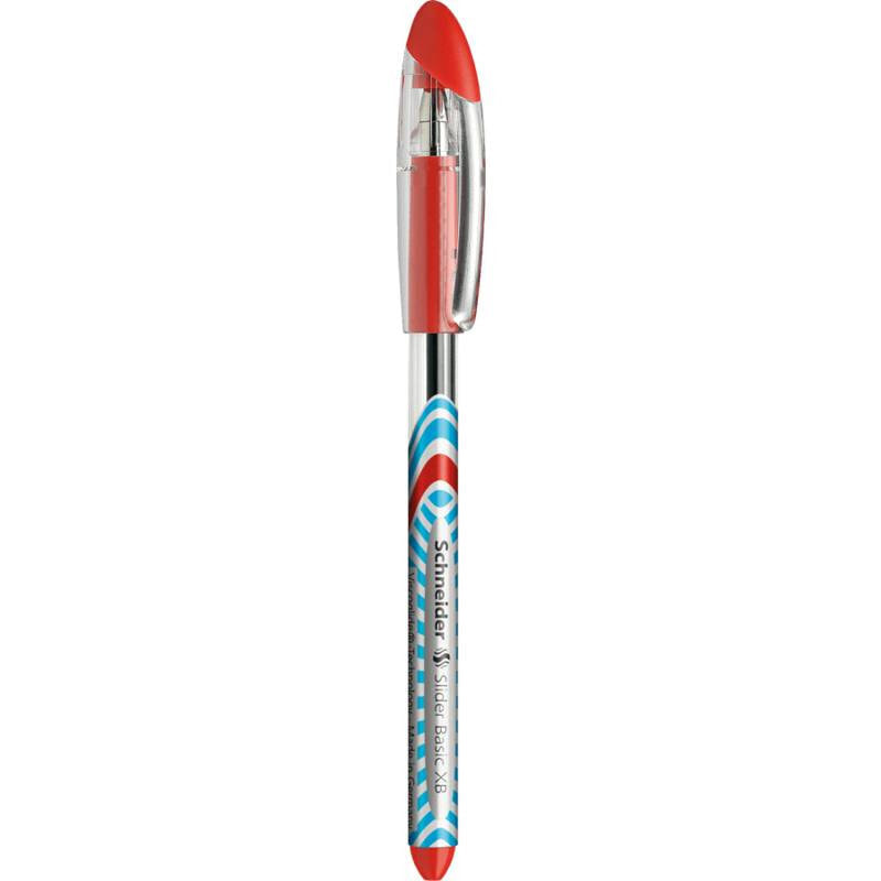 Schneider Schreibgeräte Slider Basic XB - Clip - Stick ballpoint pen - Red - Extra Bold