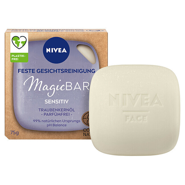 Nivea Magic Bar Cleansing Facial Soap  Кусковое мыло для лица для чувствительной кожи 75 г