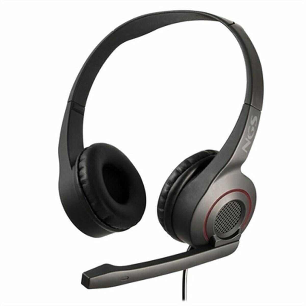 Headphones with Microphone NGS MSX10PRO Black