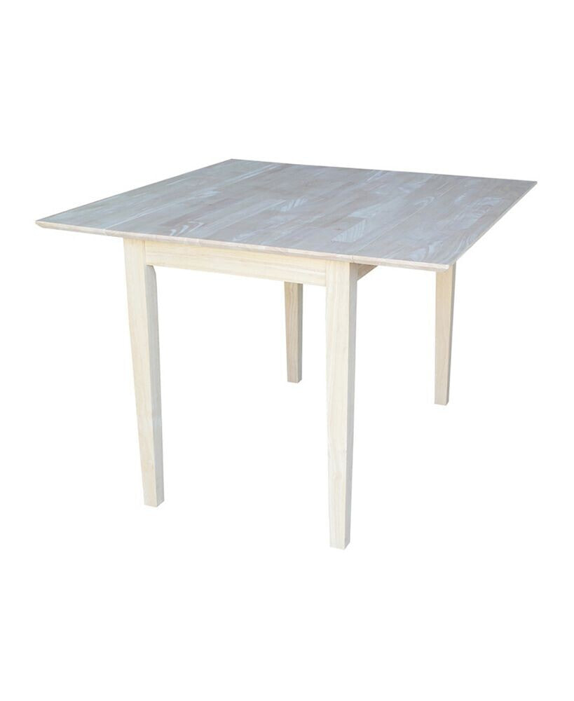 International Concepts dual Drop Leaf Dining Table - Square