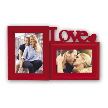 Zep CARACAS RED - Cardboard - Plastic - Red - Multi picture frame - Wall - 10 x 15 cm - 13 x 18 cm