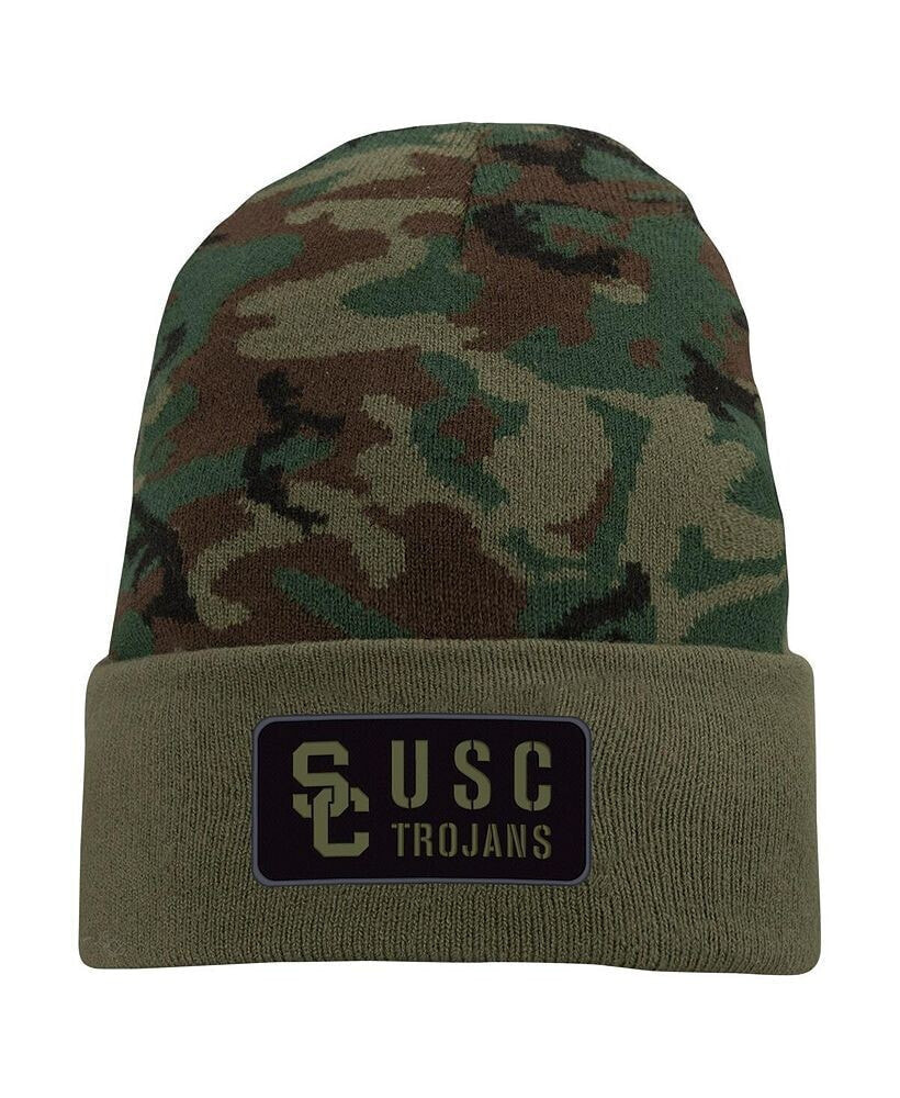 Nike men's Camo USC Trojans Military-Inspired Pack Cuffed Knit Hat
