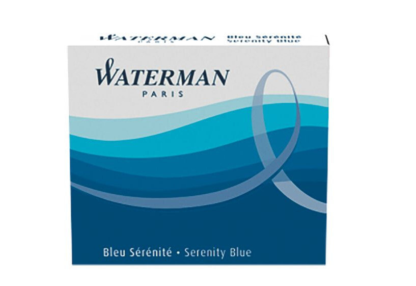 Waterman S0110950 стержень для ручки Синий 6 шт