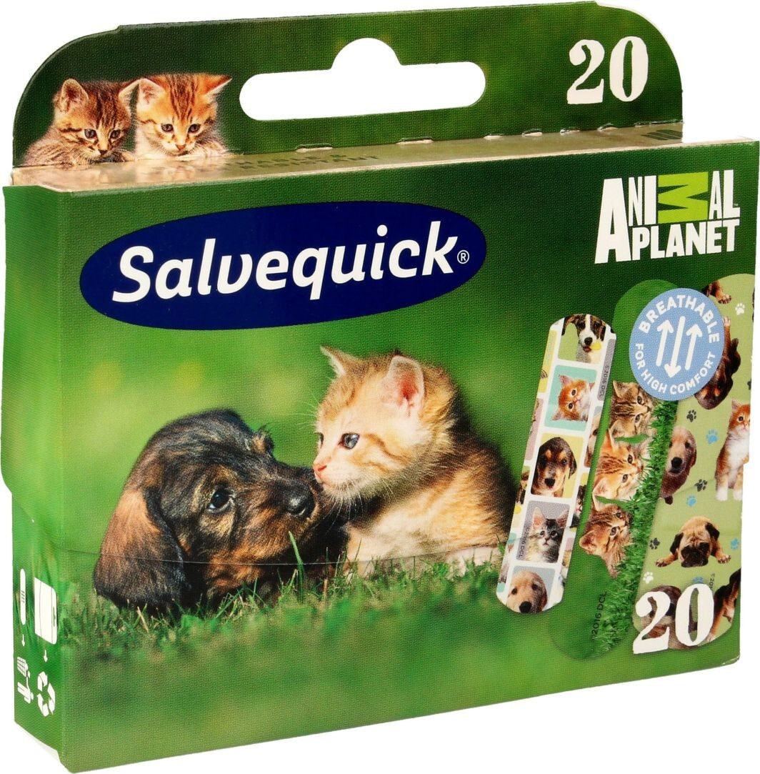 Salvequick Salveqiuck Slices Animal Planet for children 1op-20pcs