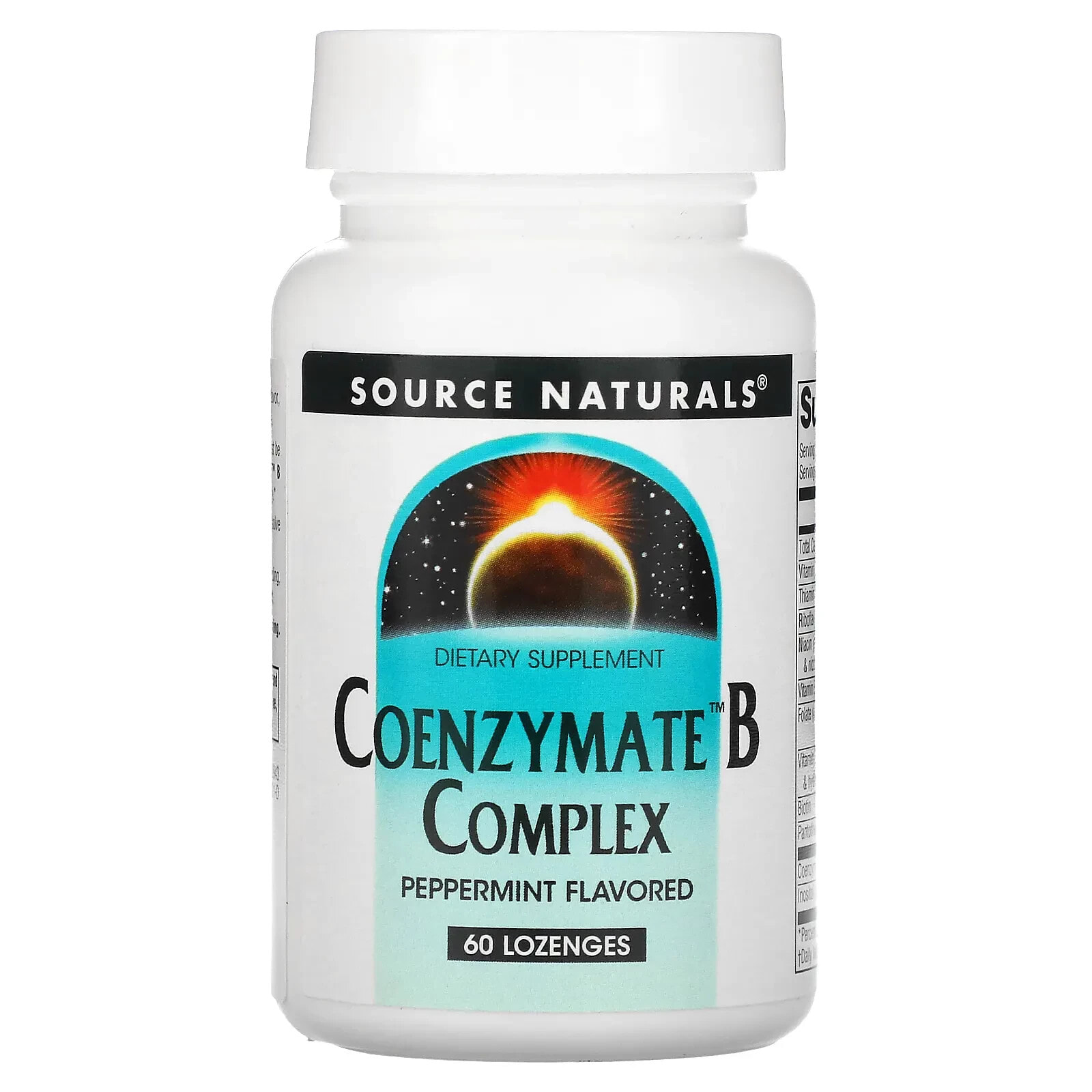 Coenzymate B Complex, Peppermint, 60 Lozenges