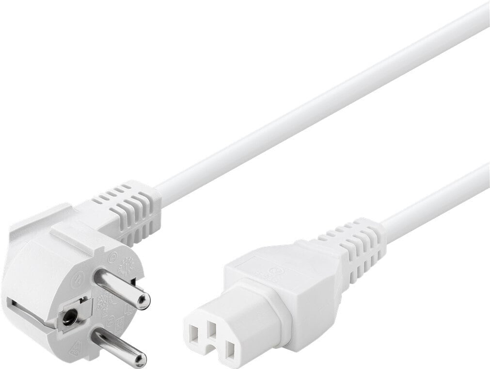 30370 - Netzkabel Schutzkontaktstecker gew 2 m ws C15 - Cable - Current/Power Supply