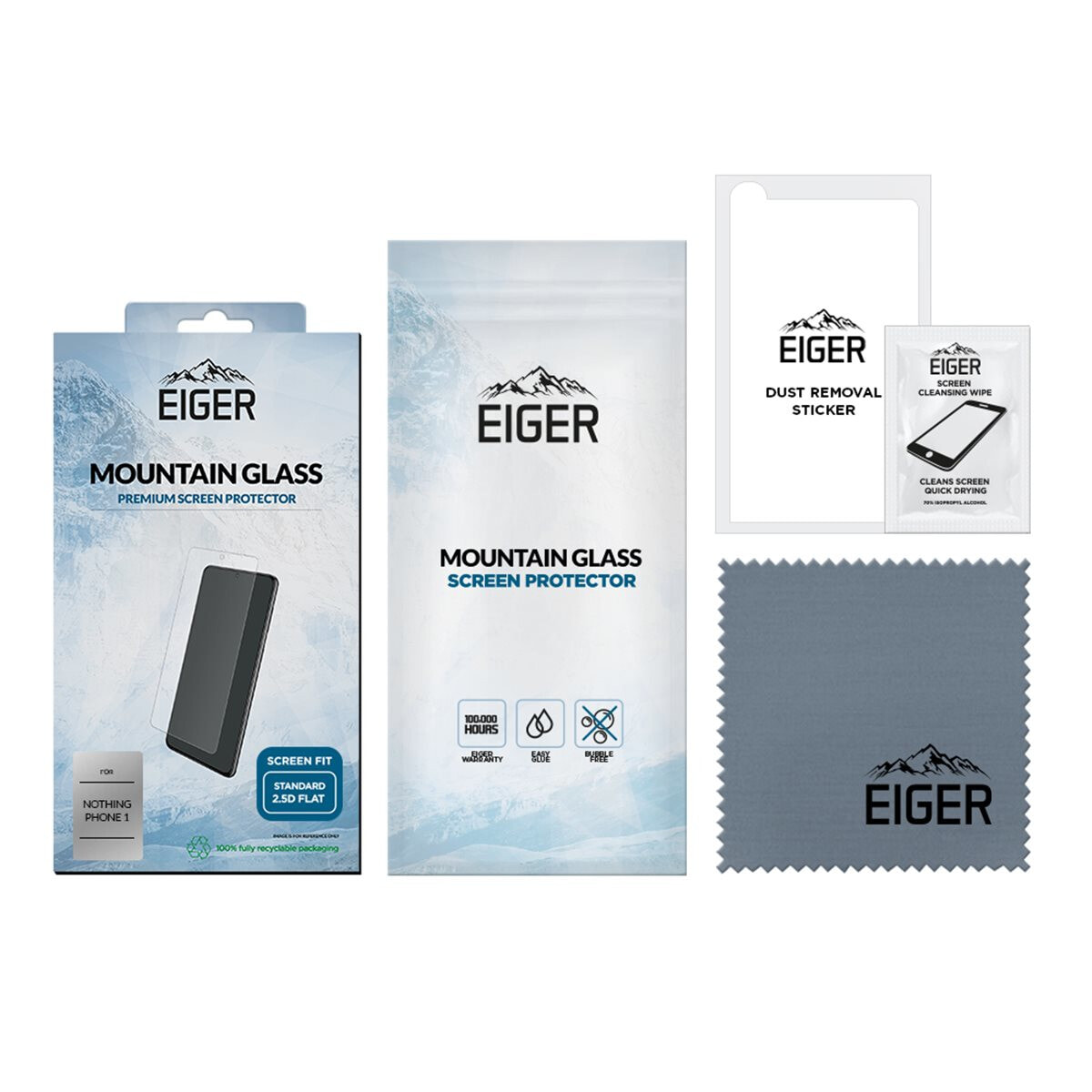 Eiger EGSP00861 - Nothing - Phone (1) - Transparent - 1 pc(s)
