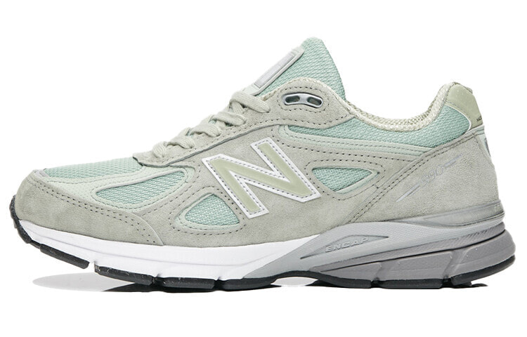 New Balance NB 990 V4 低帮 跑步鞋 女款 灰绿色 / Кроссовки New Balance NB 990 V4 W990SM4