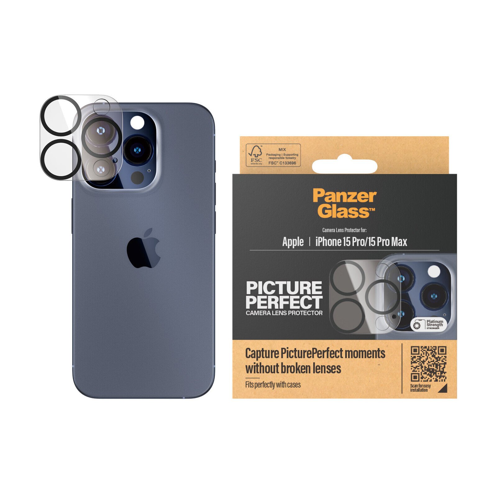 PanzerGlass Camera Protector Прозрачная защитная пленка Apple 1 шт 1137