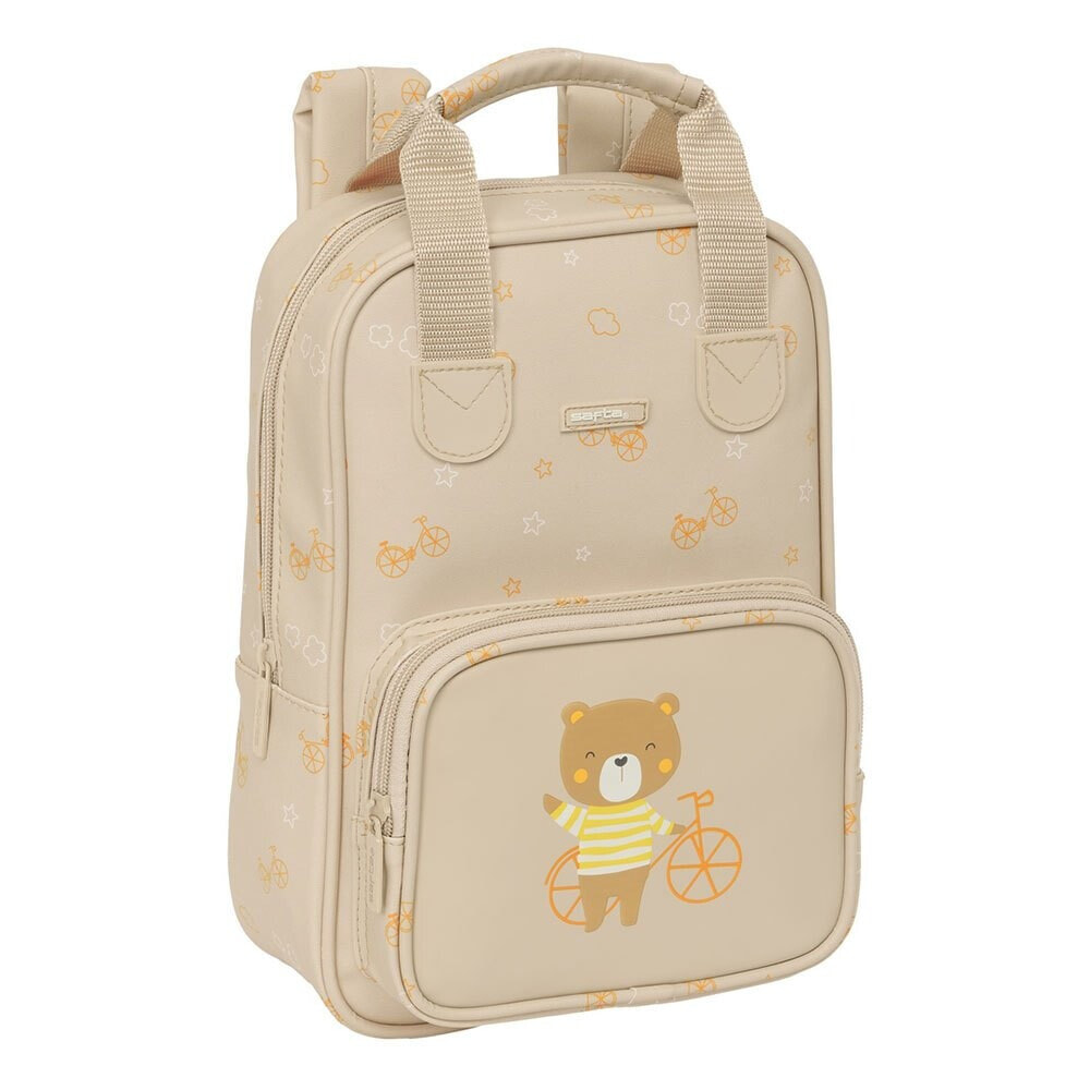 SAFTA With Handles Preschool Bear Backpack