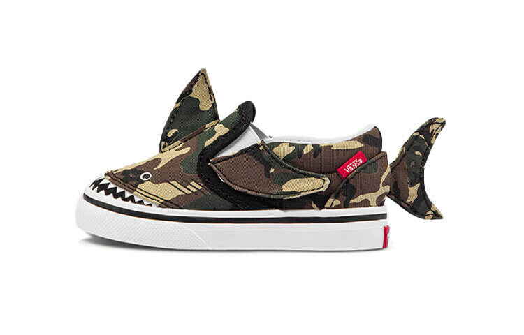 Vans Slip-On V Toddler 'Camo Shark'