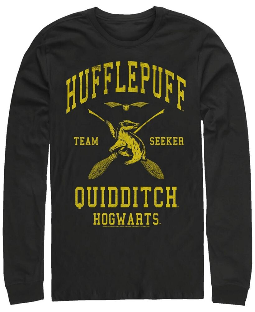 Men's Deathly Hallows 2 HP Quidditch Seeker Long Sleeve Crew Tee