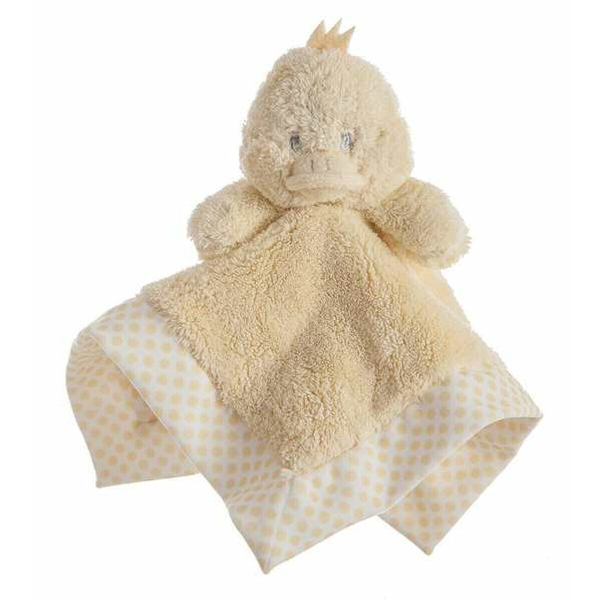 Baby Comforter double-layer 30 x 30 cm Spots Yellow