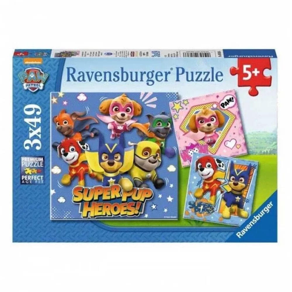 RAVENSBURGER Paw Patrol 3x49 Pieces puzzle